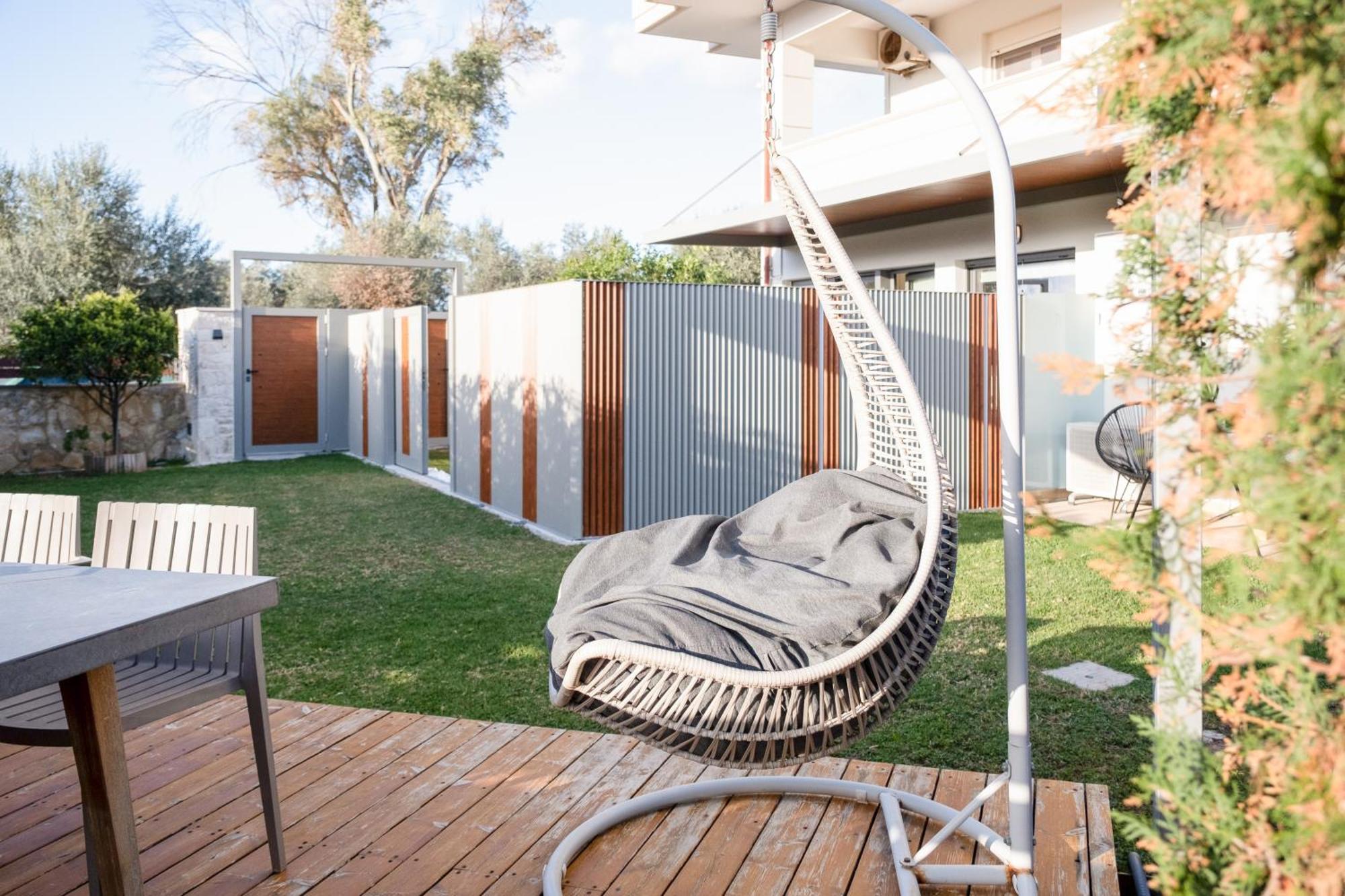 Glaros Casa Verde - Cozy Flat With Garden Near Beach Kato Daratso Exterior photo