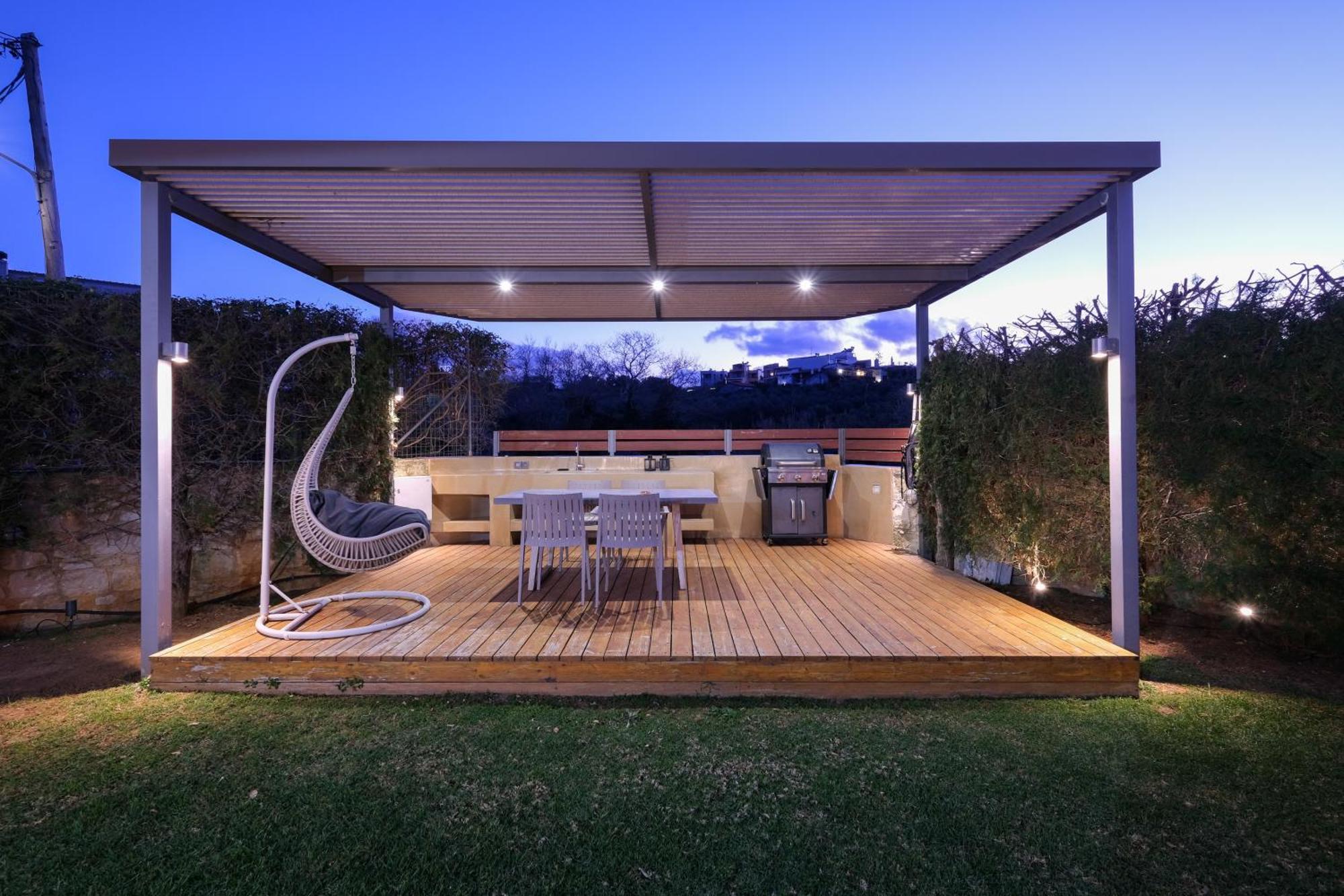 Glaros Casa Verde - Cozy Flat With Garden Near Beach Kato Daratso Exterior photo