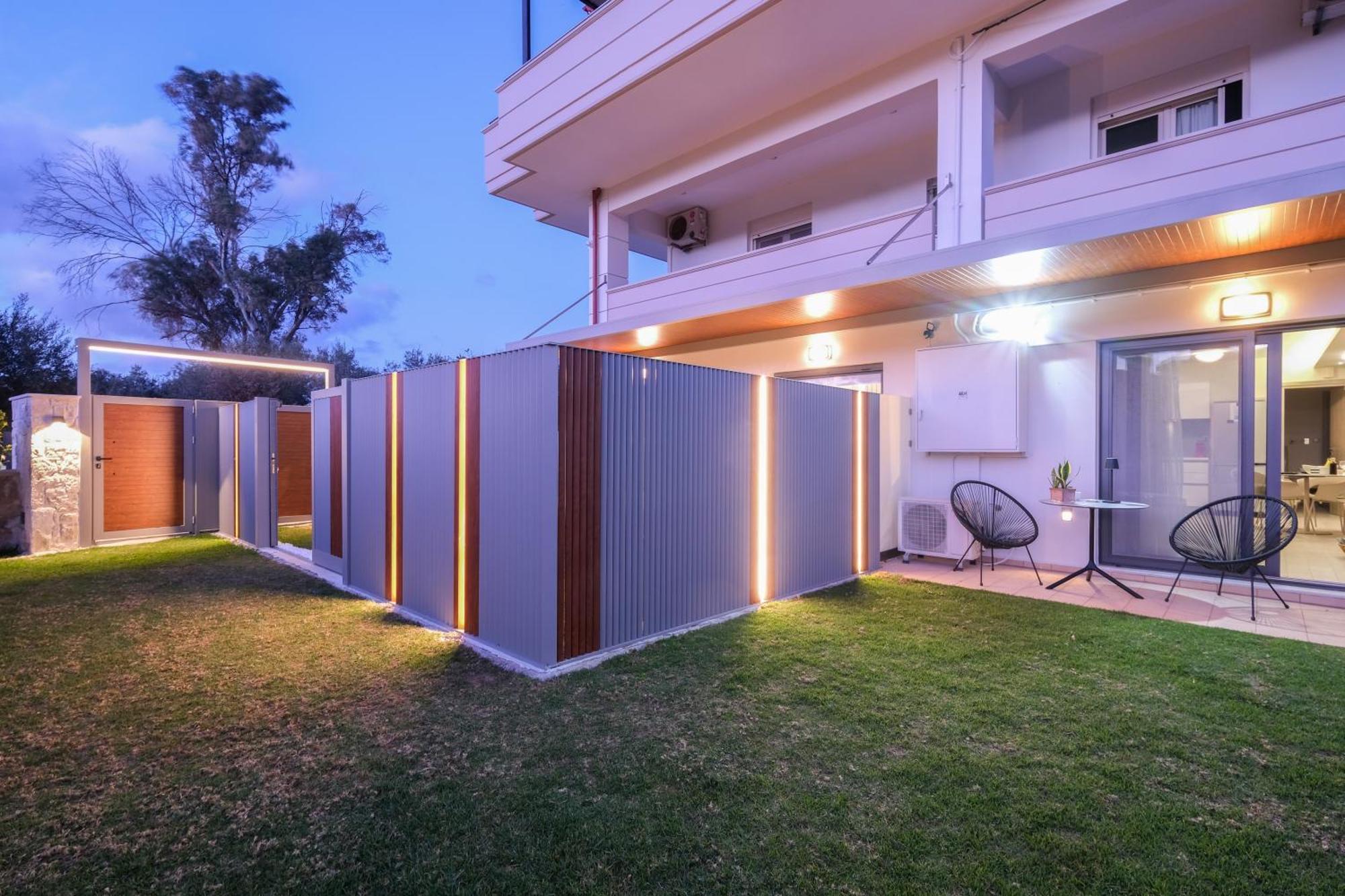 Glaros Casa Verde - Cozy Flat With Garden Near Beach Kato Daratso Exterior photo